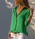 Camicia elegante donna maniche lunghe - Francesca